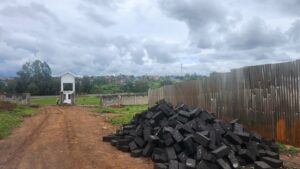 Major walling works - Githunguri Rd